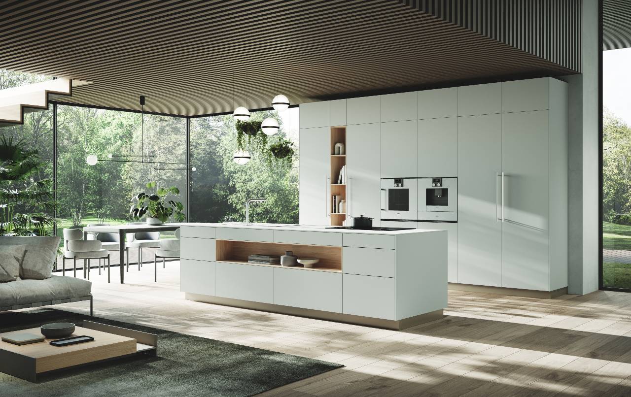 Intrahome   Σύνθεση  Έπιπλο  ΚουζίναςΛΕΥΚΟ  -  HPL High Gloss φορμάικα υψηλής πίεσης  09-591125661  με blum μεντεσεδες  και συρτάρια 10  ΜΕΤΡΑ  ΤΡΕΧΟΝ