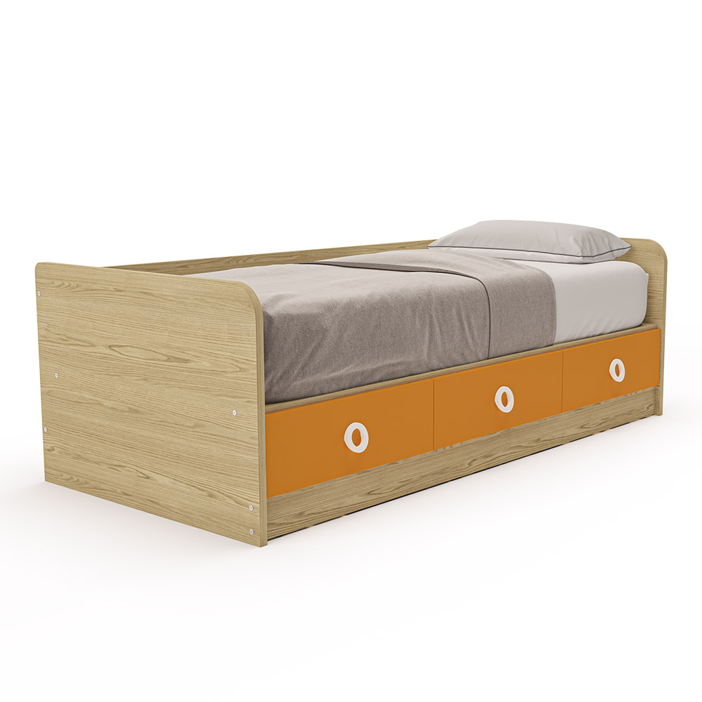 Κρεβάτι Καναπές Mercus με 3 Συρτάρια 97x207x67 εκ., All4home GenomΚΡΤ092490404 Κρεβάτι Καναπές Mercus με 3 Συρτάρια 97x207x67 εκ., All4home GenomΚΡΤ092490404