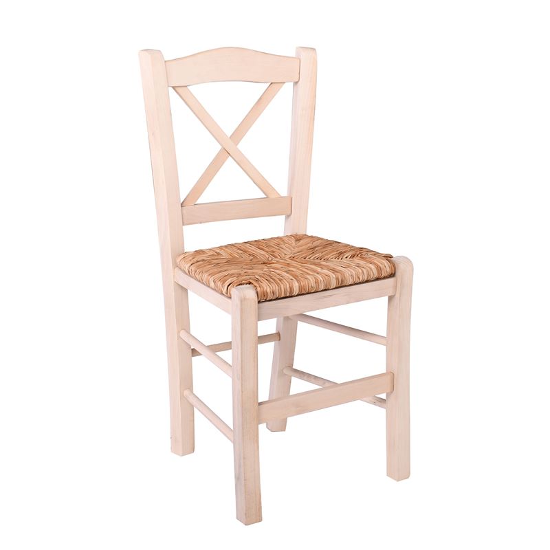 WOODWELL Ρ967,0METRO Καρέκλα Οξιά Άβαφη με Ψάθα Αβίδωτη 43x47x88cm Ρ967,0 WOODWELL Ρ967,0METRO Καρέκλα Οξιά Άβαφη με Ψάθα Αβίδωτη 43x47x88cm Ρ967,0