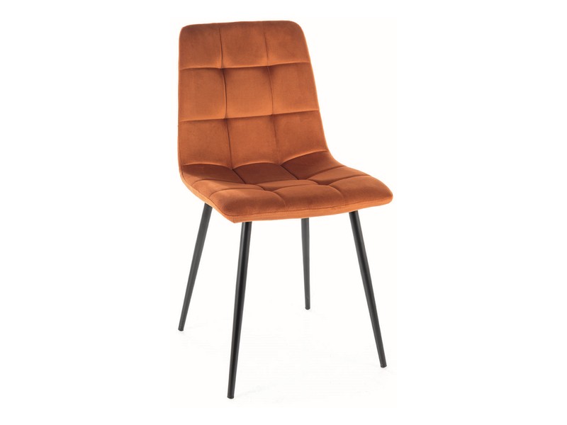 KRZESŁO MILA VELVET CZARNY STELAŻ/ CYNAMON BLUVEL 4215 DIOMMI-80-2914 KRZESŁO MILA VELVET CZARNY STELAŻ/ CYNAMON BLUVEL 4215 DIOMMI-80-2914