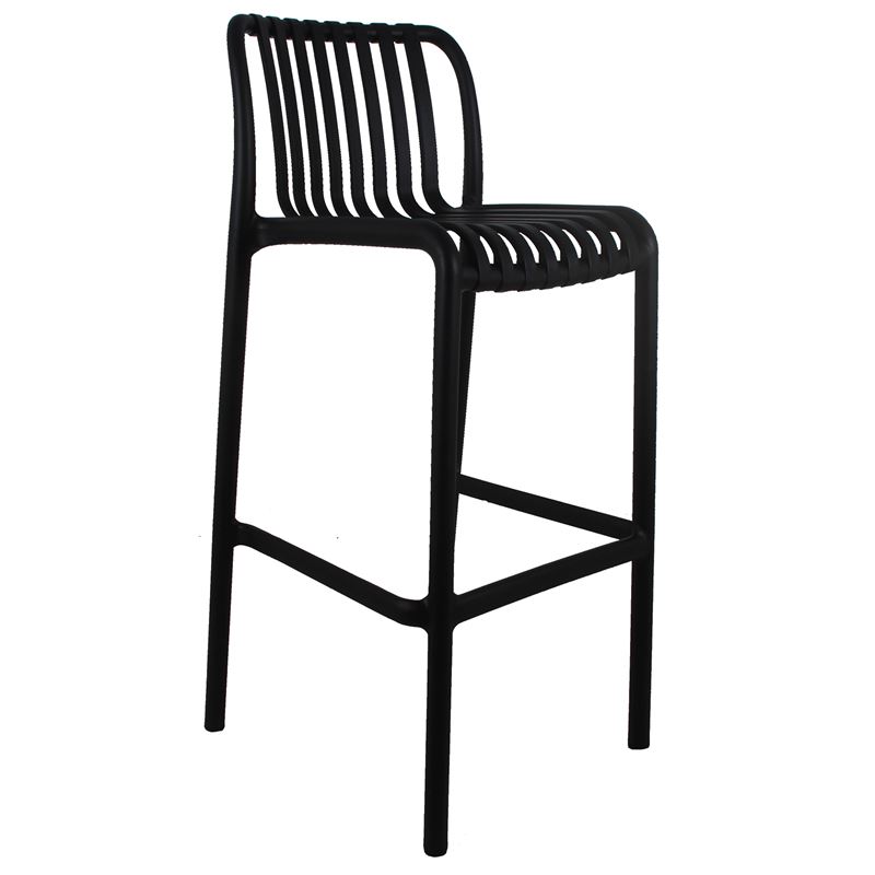 WOODWELL Ε3802,2MODA Σκαμπό Bar-Pro Στοιβαζόμενο, PP-UV Protection Απόχρωση Ανθρακί 45x49x75/101cm Ε3802,2 WOODWELL Ε3802,2MODA Σκαμπό Bar-Pro Στοιβαζόμενο, PP-UV Protection Απόχρωση Ανθρακί 45x49x75/101cm Ε3802,2