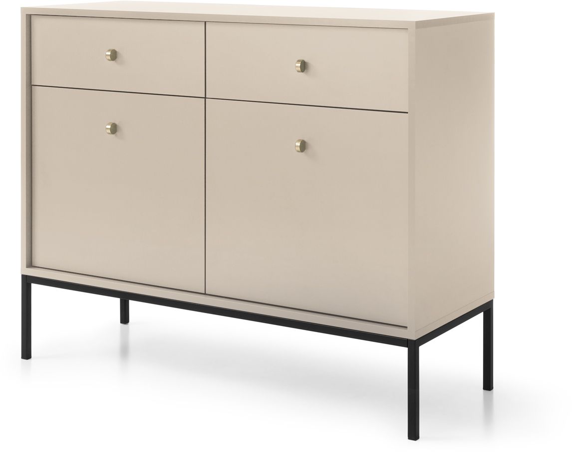 Lh-homefurniture Μπουφές Mono χρώμα Μπεζ 103x83x39cm P_MNBz_21s