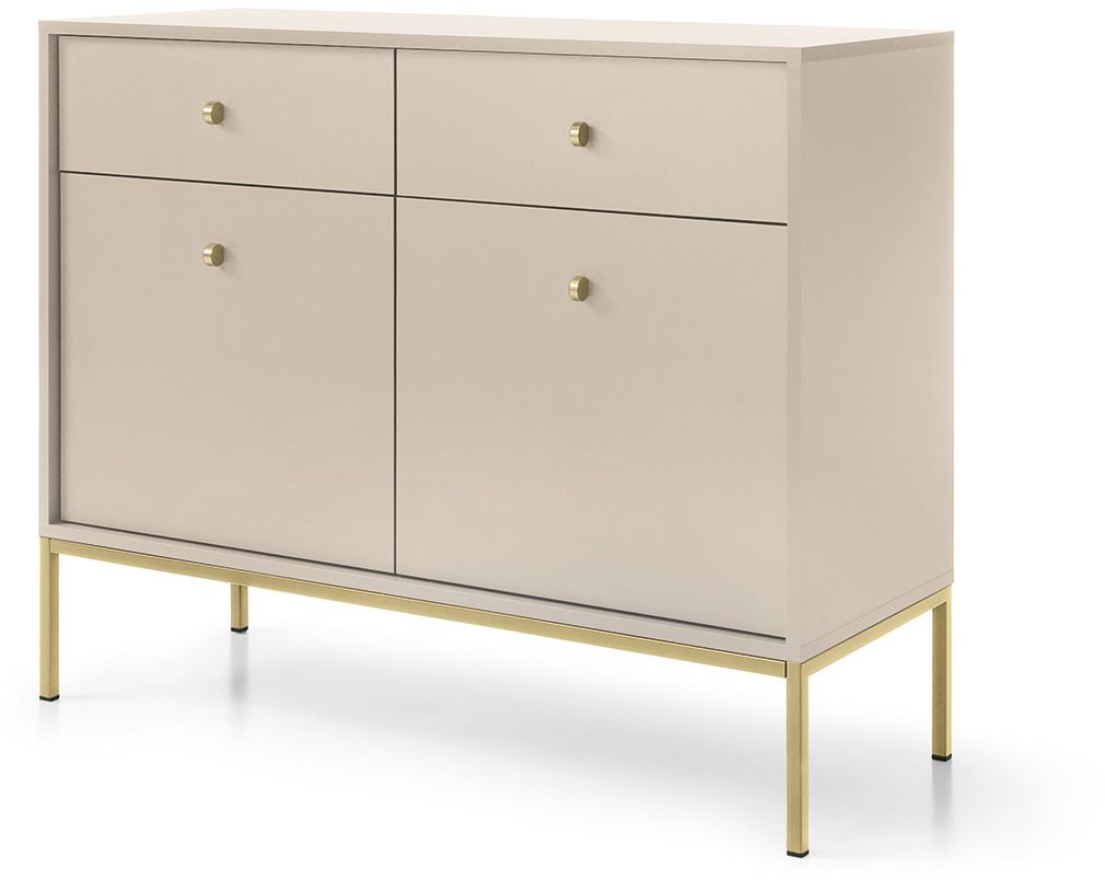 Lh-homefurniture Μπουφές Mono χρώμα Μπεζ + Χρυσό 103x83x39cm P_MNBz_21s_G Lh-homefurniture Μπουφές Mono χρώμα Μπεζ + Χρυσό 103x83x39cm P_MNBz_21s_G