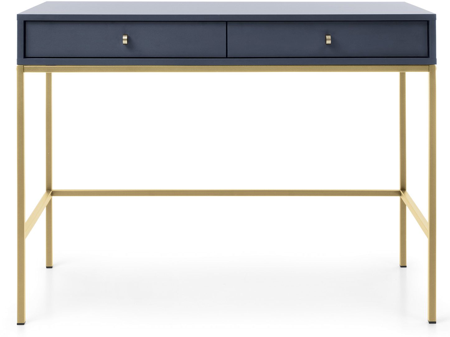 Lh-homefurniture Έπιπλο Εισόδου Mono Μπλε + Χρυσό 103,5×77,6x50cm P_MNB_12_G