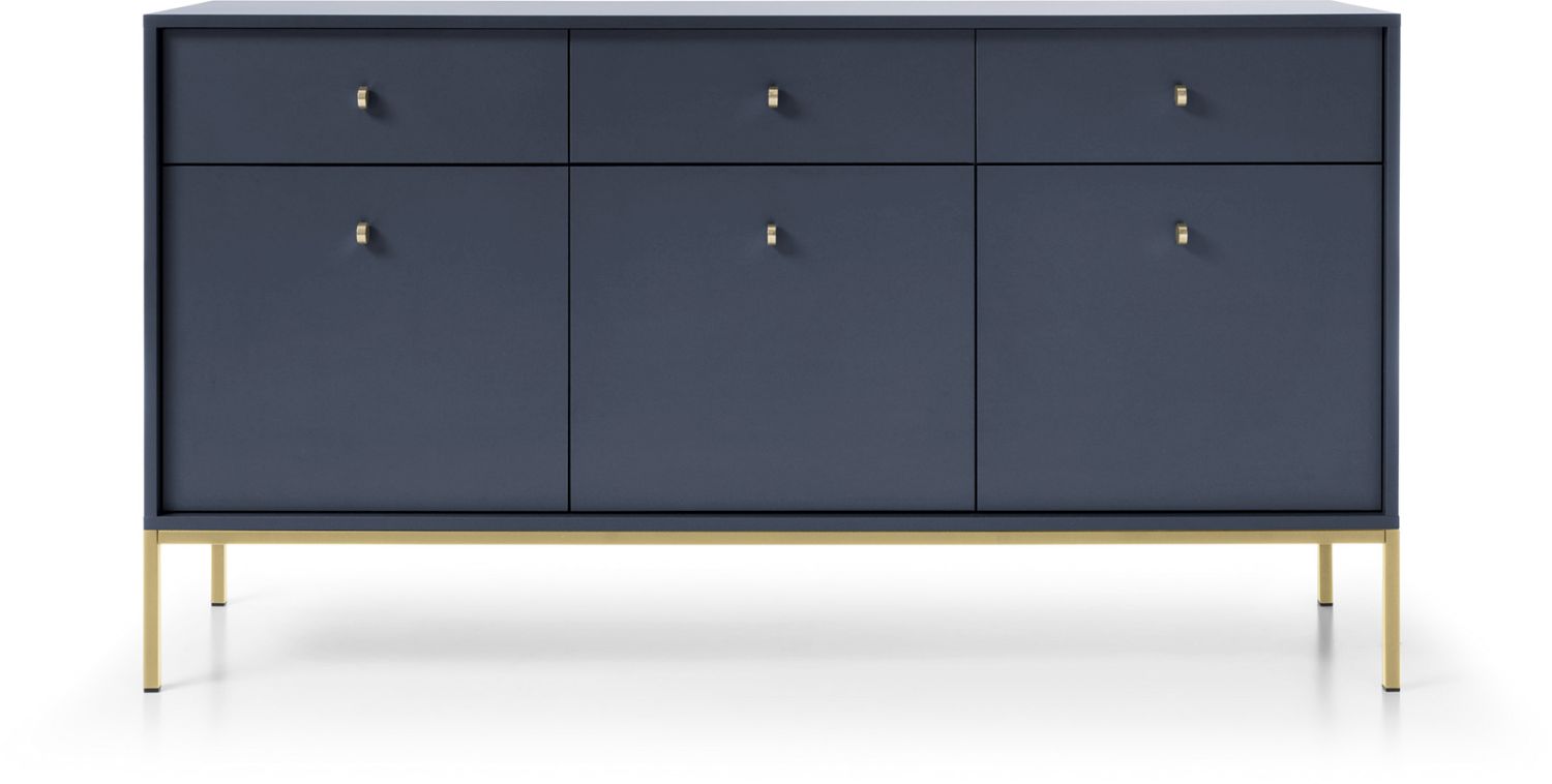 Lh-homefurniture Μπουφές Mono χρώμα μπλε +χρυσό 153,4×83,2x39cm P_MNB_21_G Lh-homefurniture Μπουφές Mono χρώμα μπλε +χρυσό 153,4×83,2x39cm P_MNB_21_G
