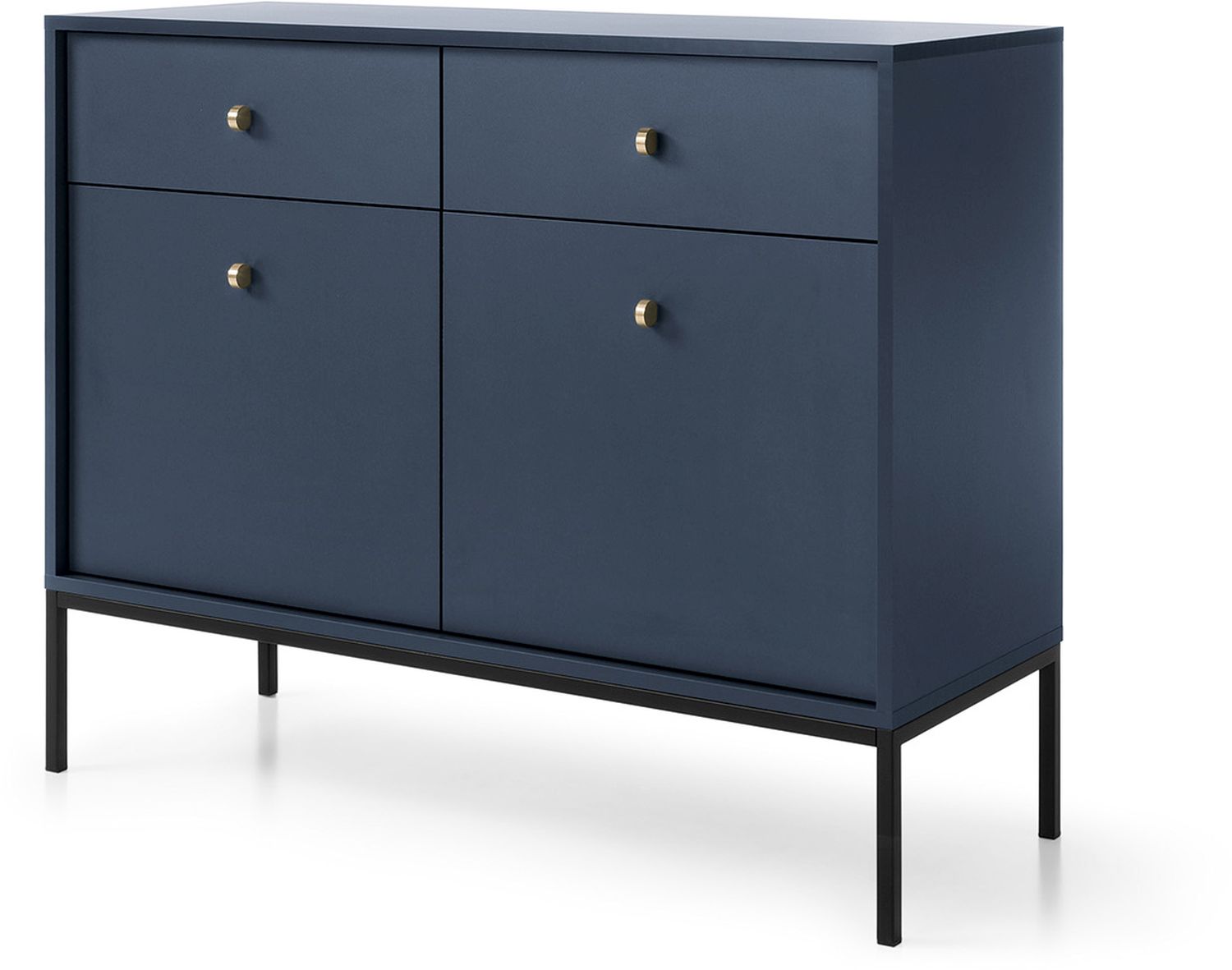 Lh-homefurniture Μπουφές Mono χρώμα Μπλε 103,5×83,2x39cm P_MNB_21S-1