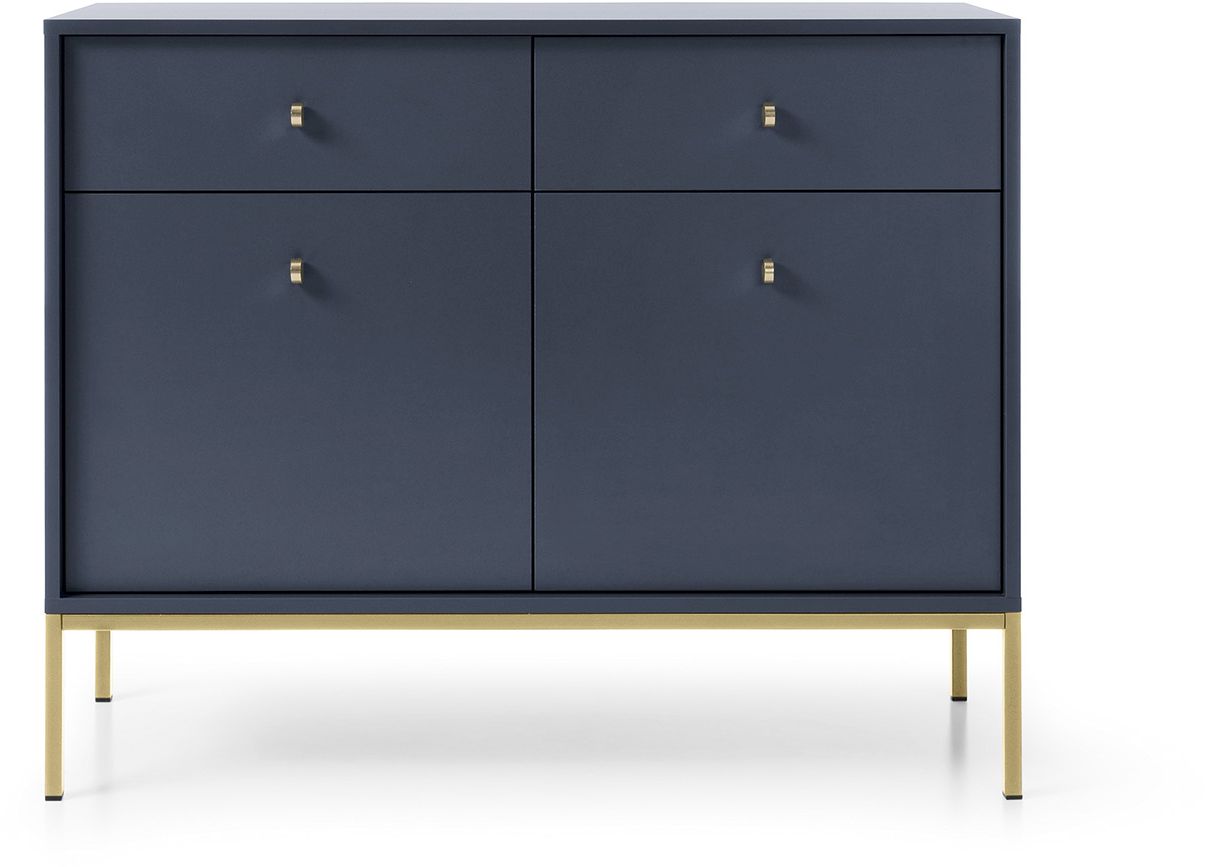 Lh-homefurniture Μπουφές Mono χρώμα Μπλε + Χρυσό 103,5×83,2x39cm P_MNB_21S_G Lh-homefurniture Μπουφές Mono χρώμα Μπλε + Χρυσό 103,5×83,2x39cm P_MNB_21S_G