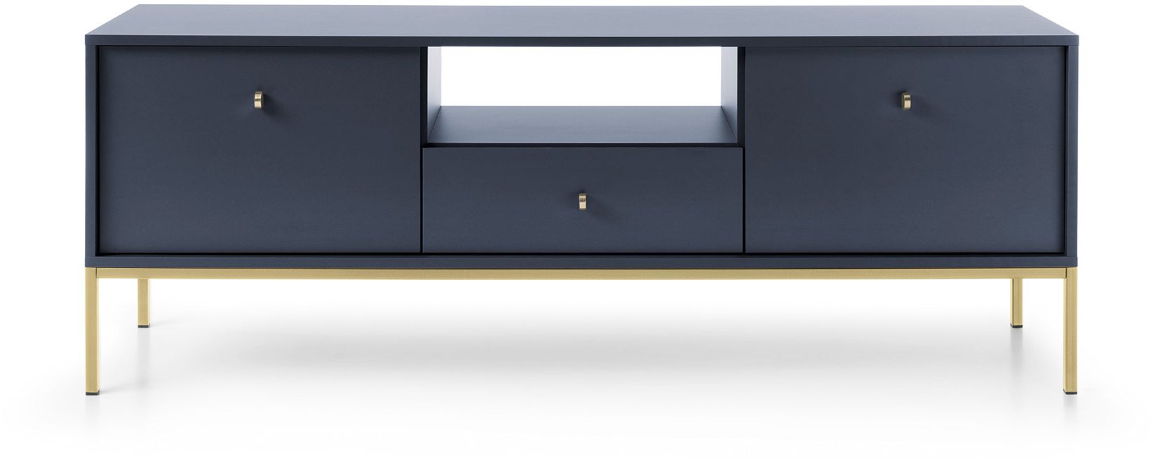 Lh-homefurniture Έπιπλο τηλεόρασης Mono μπλε + χρυσό 153,4×56,2x39cm P_MNB_TV_G Lh-homefurniture Έπιπλο τηλεόρασης Mono μπλε + χρυσό 153,4×56,2x39cm P_MNB_TV_G