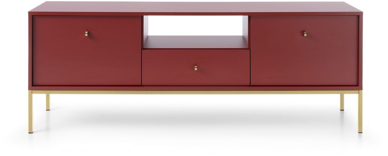 Lh-homefurniture Έπιπλο τηλεόρασης Mono Μπορντό + Χρυσό 153,4×56,2x39cm P_MNR_TV_G Lh-homefurniture Έπιπλο τηλεόρασης Mono Μπορντό + Χρυσό 153,4×56,2x39cm P_MNR_TV_G