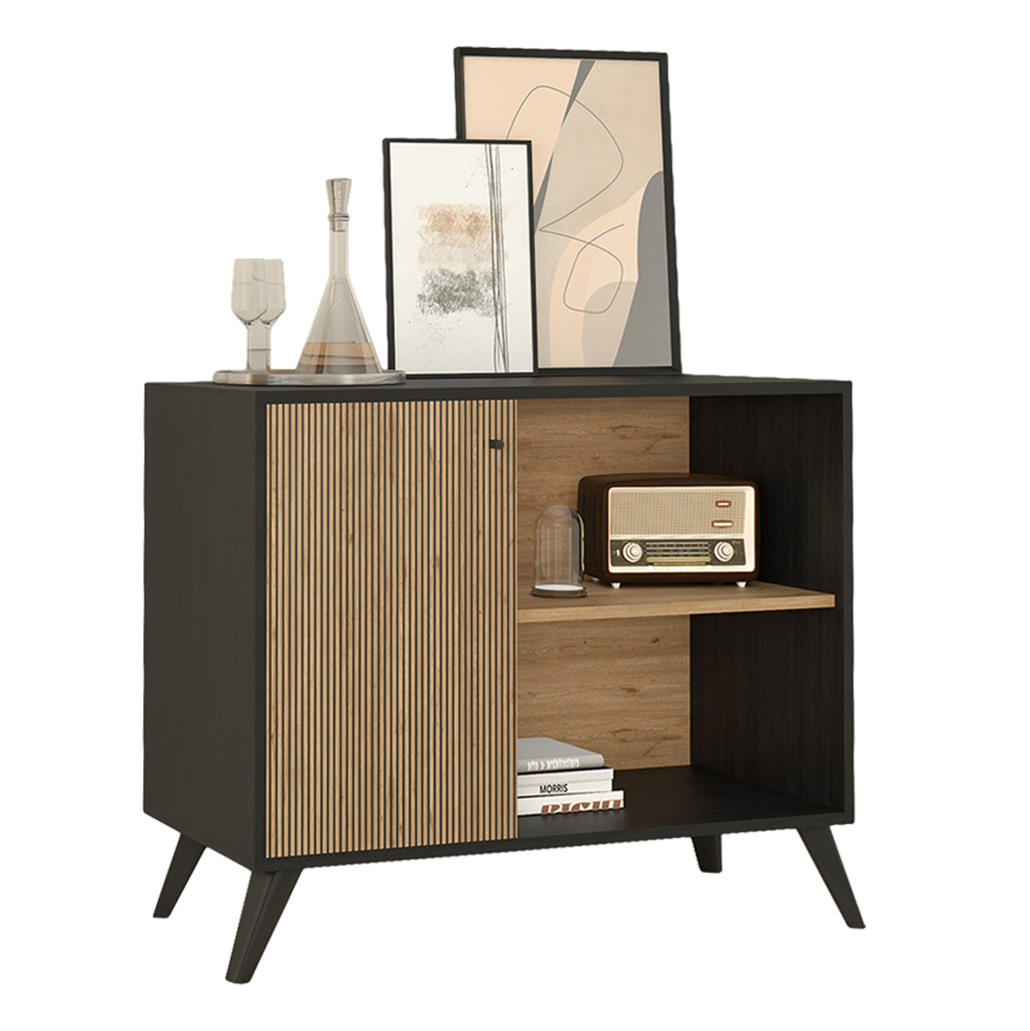 Intrahome ΜΠΟΥΦΕΣ-ΚΟΝΣΟΛΑ ΜΕΛΑΜΙΝΗΣ SCASABLANCAINCASABLANCALTCASABLANCAIE-EULCASABLANCALIE .11 ΜΑΥΡΟ-ΦΥΣΙΚΟ 100x40x78.5Υεκ. intraho-1646760