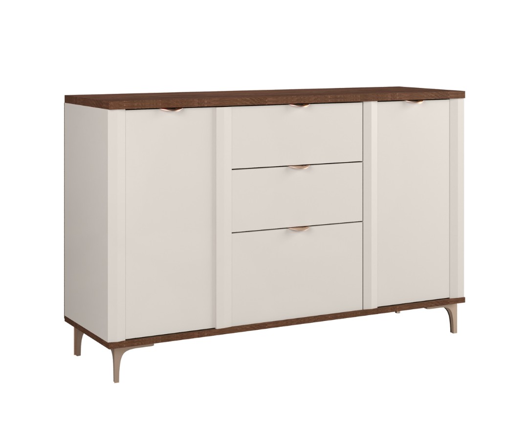 MATIS Μπουφές MANILA καρυδί/ κασμίρ 135x40x87 MATIS900281 MATIS Μπουφές MANILA καρυδί/ κασμίρ 135x40x87 MATIS900281