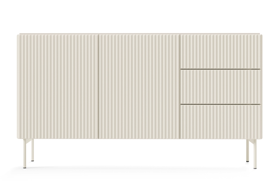 Μπουφές Muti με συρτάρια Λευκό Kazmir 147x81x40cm