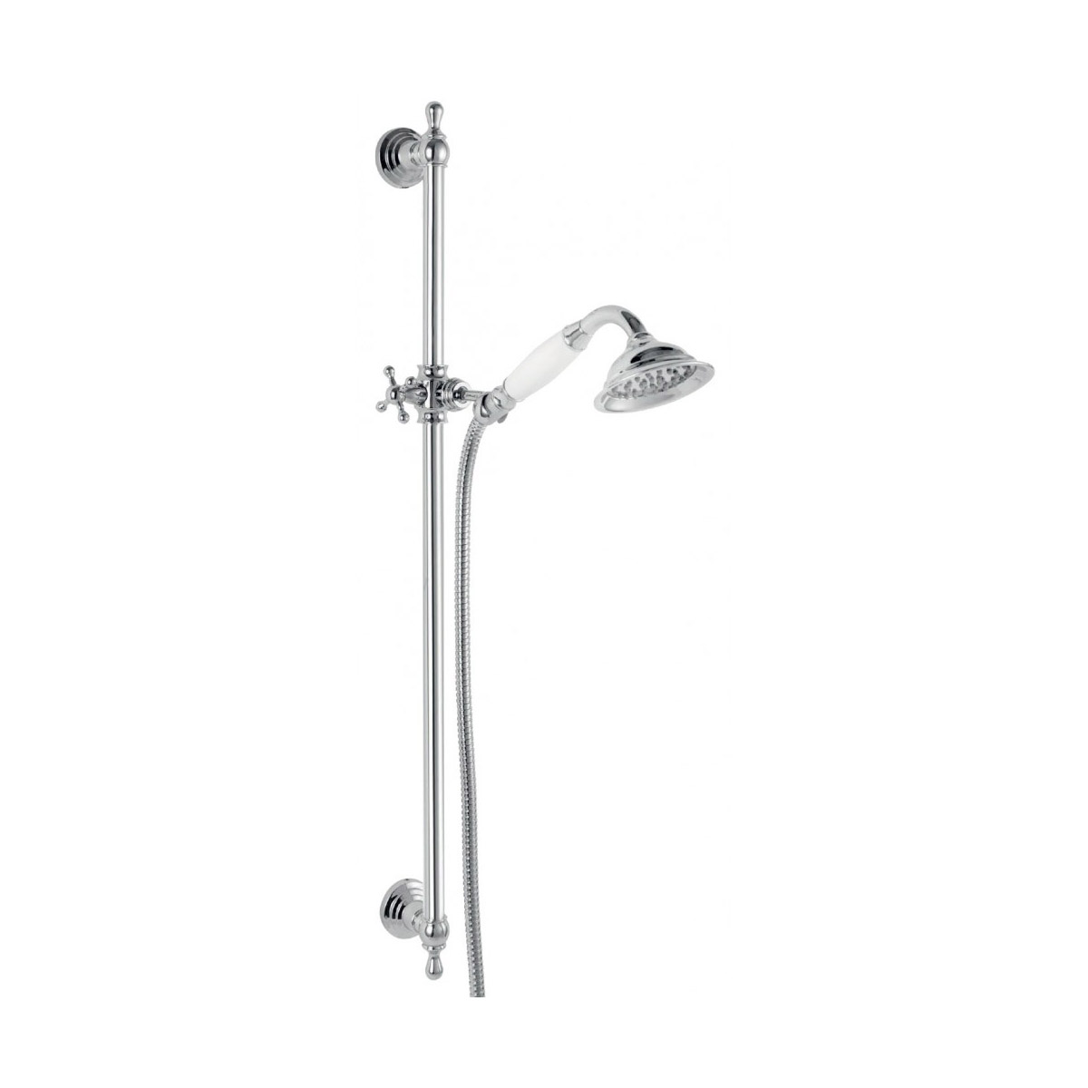 KARAG RETRO Κολόνα ντους με τηλέφωνο RETRO Chrome N160CR FERRO KARAG-5902194955904 KARAG RETRO Κολόνα ντους με τηλέφωνο RETRO Chrome N160CR FERRO KARAG-5902194955904