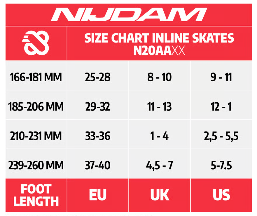 Nijdam® Nijdam Inline Skates Ρυθμιζόμενα “Go Crossing” N20AA03 Nijdam® Nijdam Inline Skates Ρυθμιζόμενα “Go Crossing” N20AA03