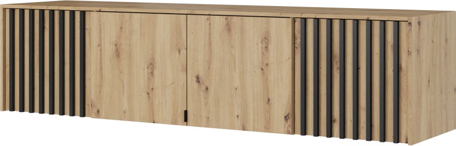 Πατάρι Ντουλάπας Nelly Φυσικό Artisan 4D 206x50x51cm