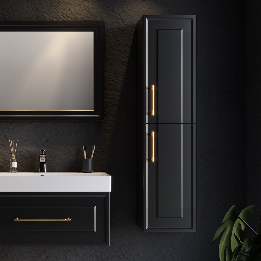 Στήλη NAPOLI Μαύρη MDF 18mm Λάκα 35 3CNAP035BLM κρεμαστή 3CNAP035BLM Στήλη NAPOLI Μαύρη MDF 18mm Λάκα 35 3CNAP035BLM κρεμαστή 3CNAP035BLM
