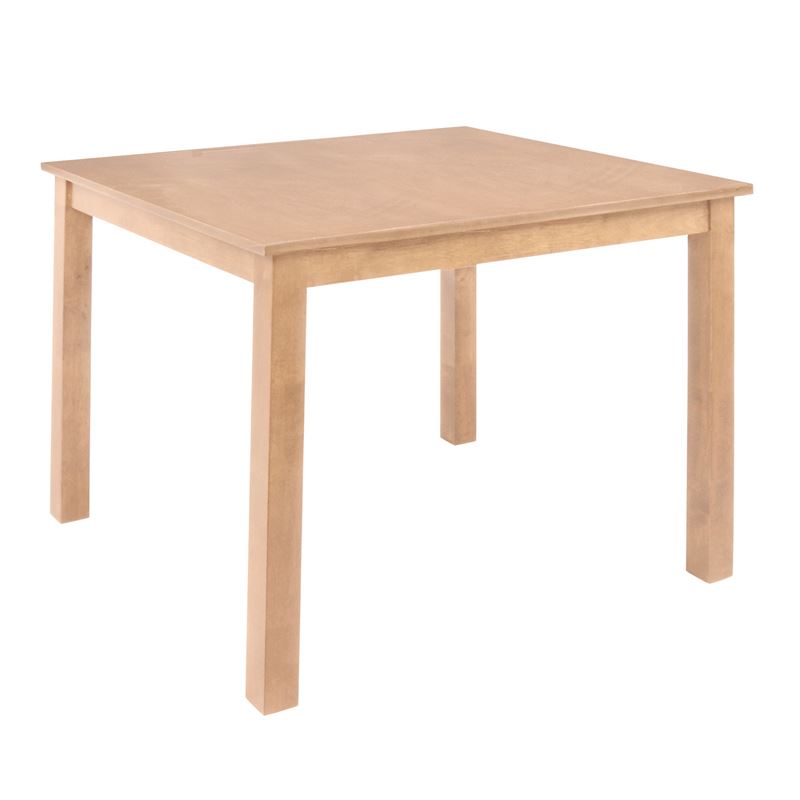 WOODWELL Ε7672,3NATURALE Τραπέζι Mdf, Απόχρωση Oak 80x80x74cm Ε7672,3
