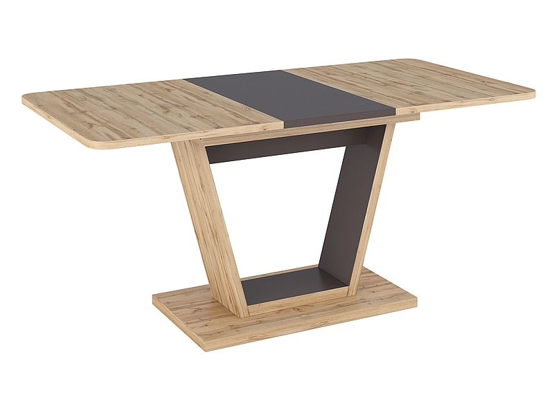 TABLE NIGEL OAK WOTAN / BROWN 120(160)X80 (D) DIOMMI NIGELDWBR120D DIOMMI-80-2075 TABLE NIGEL OAK WOTAN / BROWN 120(160)X80 (D) DIOMMI NIGELDWBR120D DIOMMI-80-2075