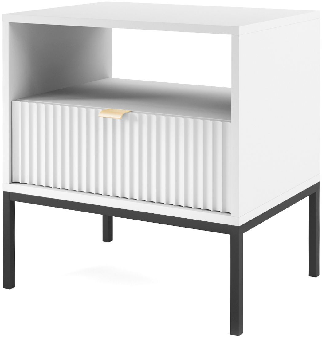 Lh-homefurniture Κομοδίνο Nova Λευκό 54x56x39cm P_Nova_11_Bi_b Lh-homefurniture Κομοδίνο Nova Λευκό 54x56x39cm P_Nova_11_Bi_b