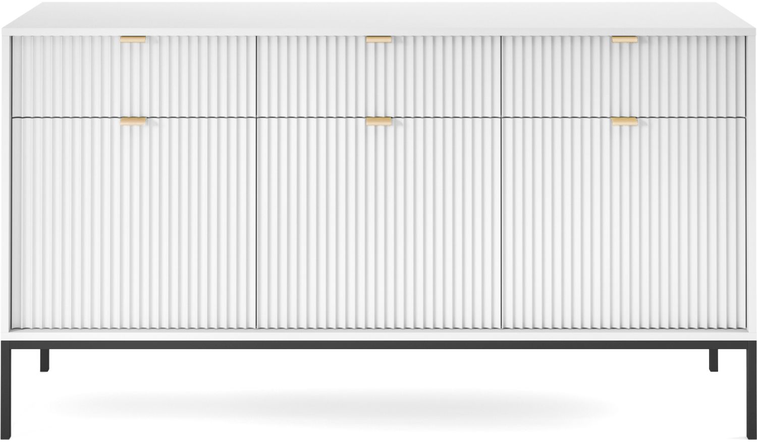 Μπουφές Nova Λευκό 154x39x83cm