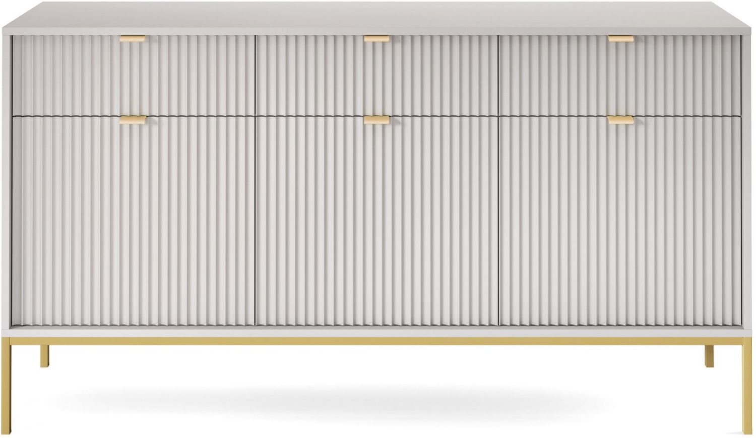 Lh-homefurniture Μπουφές Nova Γκρι+χρυσό 154x39x83cm P_Nova_21_s_g Lh-homefurniture Μπουφές Nova Γκρι+χρυσό 154x39x83cm P_Nova_21_s_g