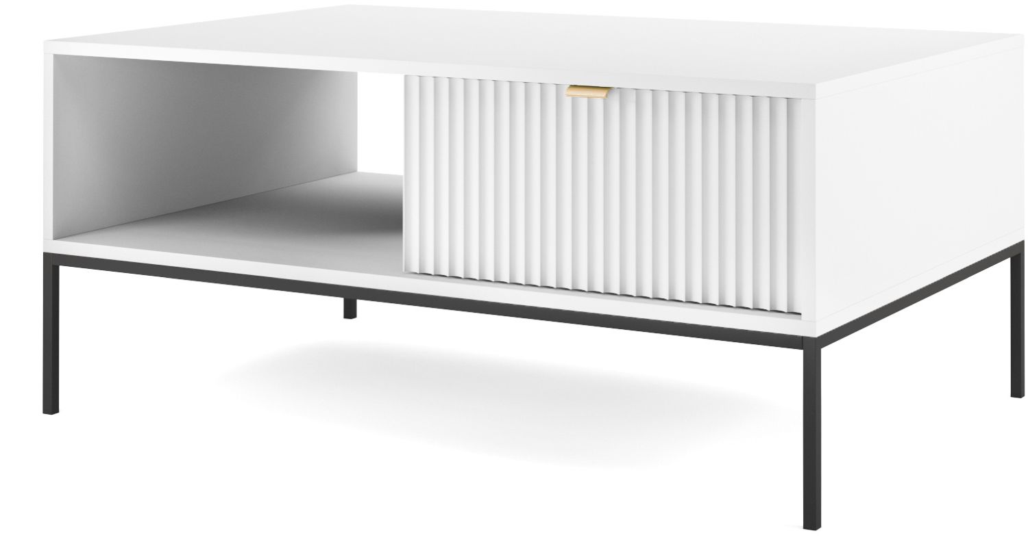 Τραπεζάκι Nova Λευκό Μ104xΠ68xΥ46cm