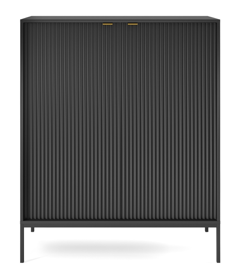 Μπουφές Nova Ανθρακί 104x125x39cm