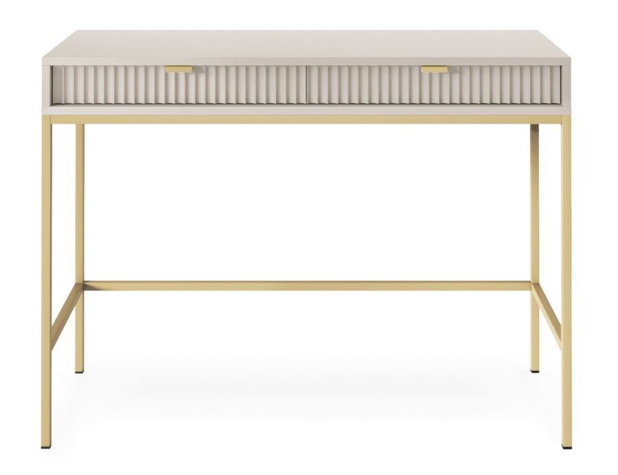 Κονσόλα Nova Λευκό Kazmir + Χρυσό 103,5x77,6x50cm