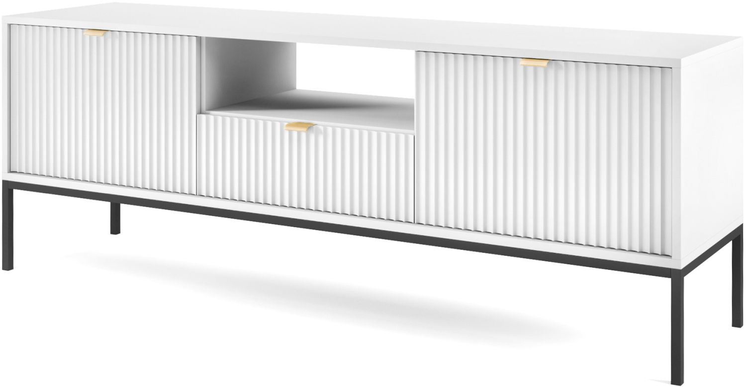 Lh-homefurniture Έπιπλο τηλεόρασης Nova Λευκό 154x39x56cm P_Nova_TVb-b Lh-homefurniture Έπιπλο τηλεόρασης Nova Λευκό 154x39x56cm P_Nova_TVb-b