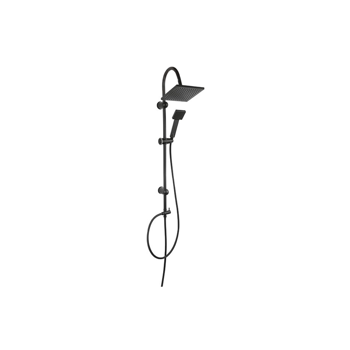 KARAG SQUERTO Κολόνα σταθερού ντους SQUERTO Black NP22-BL FERRO KARAG-5902194985604 KARAG SQUERTO Κολόνα σταθερού ντους SQUERTO Black NP22-BL FERRO KARAG-5902194985604