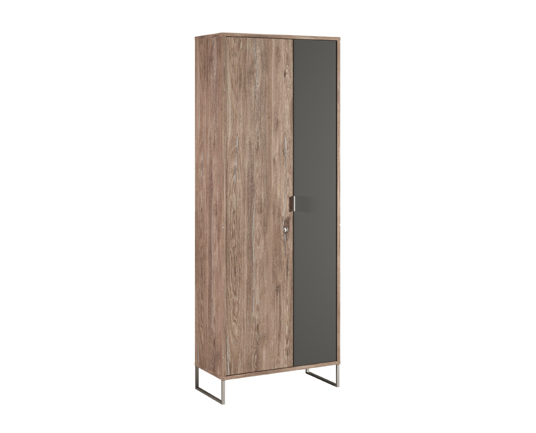 MATIS Ντουλάπα εισόδου Denver δρυς Kalaj/ ανθρακί 71x35x188.2 MATIS150174 MATIS Ντουλάπα εισόδου Denver δρυς Kalaj/ ανθρακί 71x35x188.2 MATIS150174