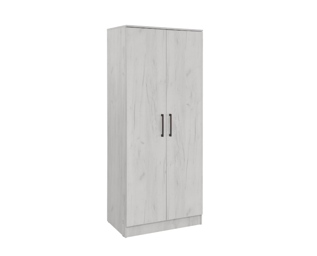 MATIS Ανοιγόμενη ντουλάπα IVA 2K δρυς πάγου 82x53x200 MATIS311546