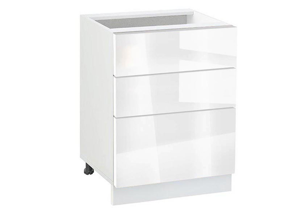 Ντουλάπι Κουζίνας επιδαπέδιο 60εκ., Νο 603 Alba Gloss, κωδ.1220000001 , Genomax Genom1220000001 Ντουλάπι Κουζίνας επιδαπέδιο 60εκ., Νο 603 Alba Gloss, κωδ.1220000001 , Genomax Genom1220000001