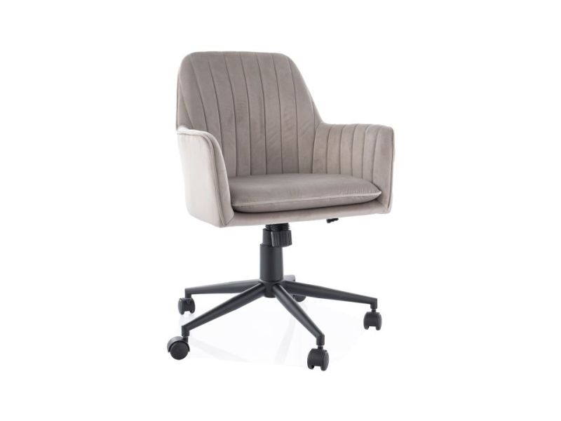 FOTEL OBROTOWY Q-886 VELVET CIEMNY BEŻ BLUVEL 40 DIOMMI-80-3894