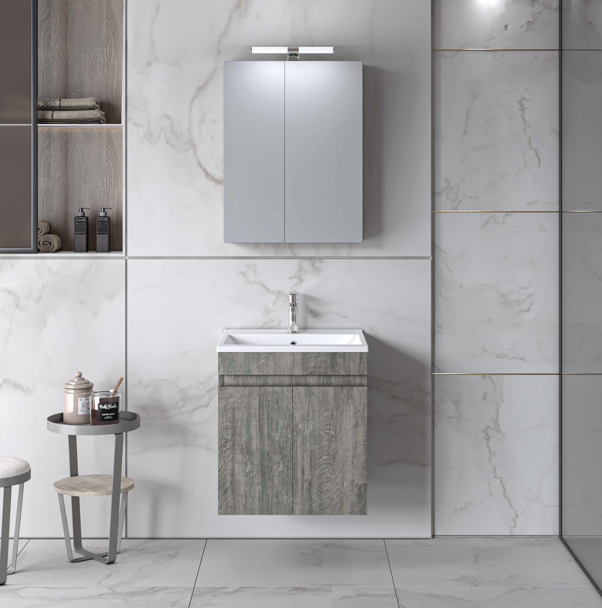 Σετ Έπιπλο Μπάνιου Omega Berlin 50 9SOM050BE0W Πάγκο 47x44x60cm 9SOM050BE0W Σετ Έπιπλο Μπάνιου Omega Berlin 50 9SOM050BE0W Πάγκο 47x44x60cm 9SOM050BE0W