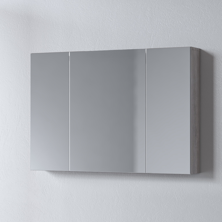 Καθρέφτης OMEGA GREY OAK 100 3MOM100GO0W με ντουλάπια 95x14x65cm 3MOM100GO0W Καθρέφτης OMEGA GREY OAK 100 3MOM100GO0W με ντουλάπια 95x14x65cm 3MOM100GO0W