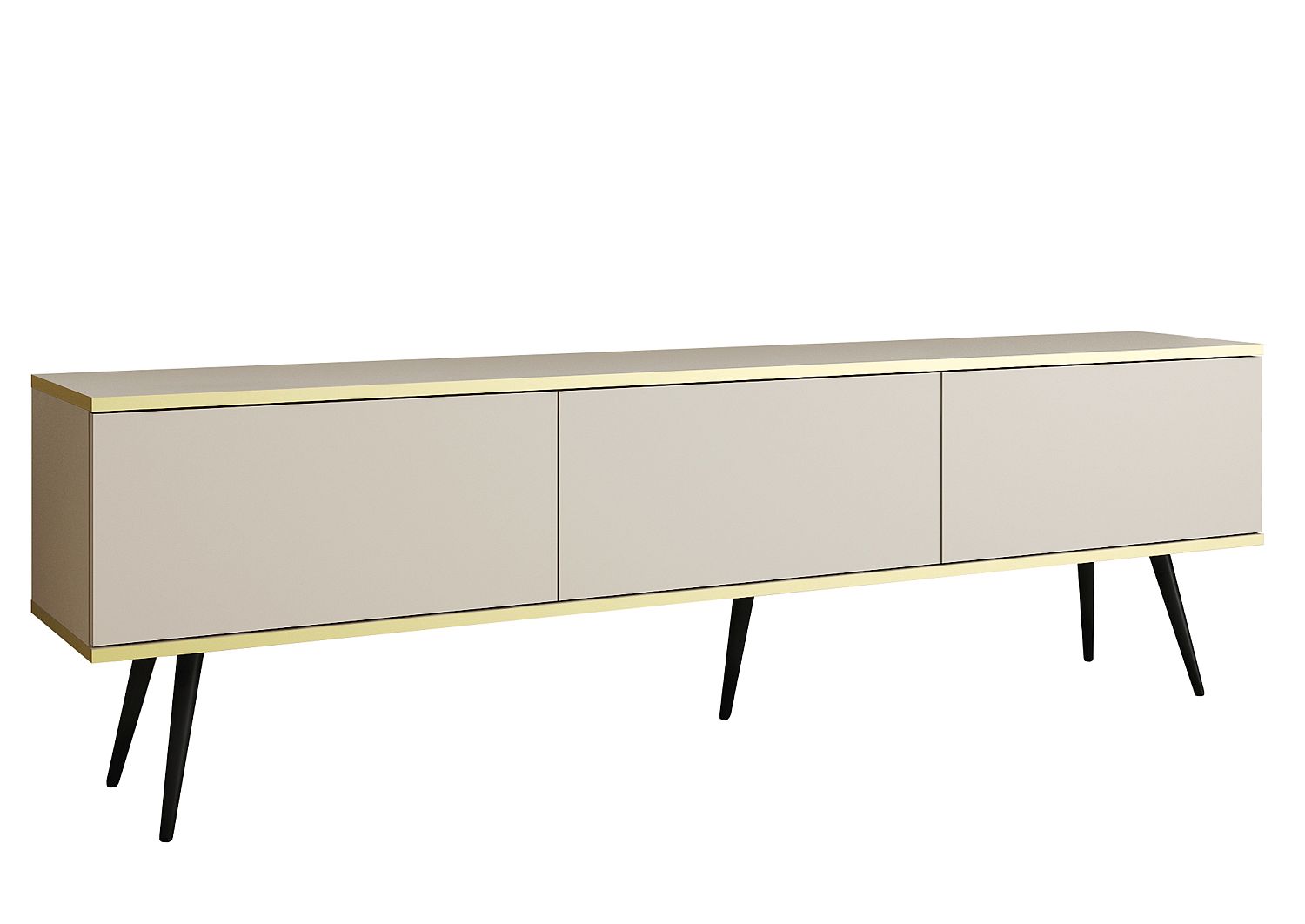 Lh-homefurniture Έπιπλο τηλεόρασης ORO Μπεζ + Μαύρο 175x53x32cm P_ORO_BTVbz+bL Lh-homefurniture Έπιπλο τηλεόρασης ORO Μπεζ + Μαύρο 175x53x32cm P_ORO_BTVbz+bL
