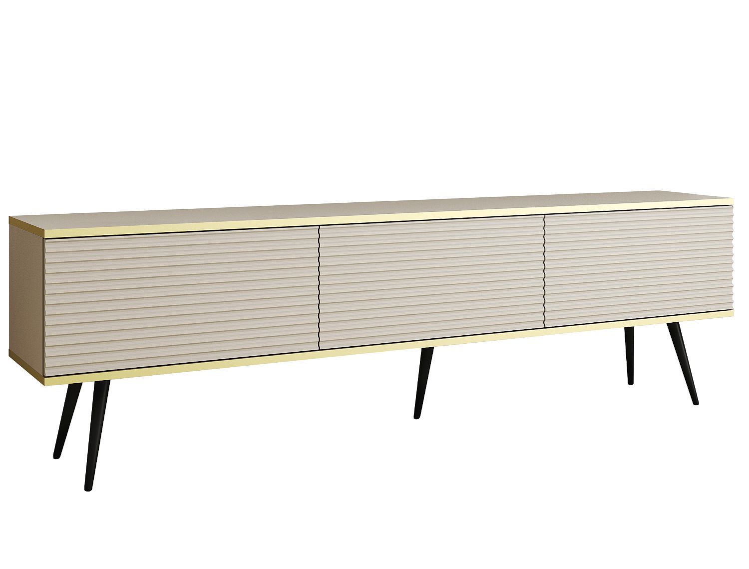 Lh-homefurniture Έπιπλο τηλεόρασης ORO_MDF Μπεζ 175x53x32cm P_ORO_BTV_Bz_MDF_BL