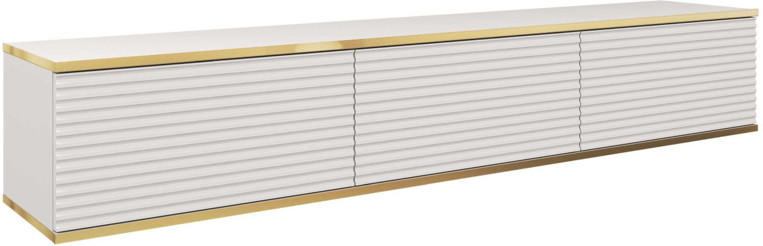 Lh-homefurniture Κρεμαστό έπιπλο τηλεόρασης ORO_MDF Λευκό 175x30x32cm P_ORO_BTVb_MDF Lh-homefurniture Κρεμαστό έπιπλο τηλεόρασης ORO_MDF Λευκό 175x30x32cm P_ORO_BTVb_MDF