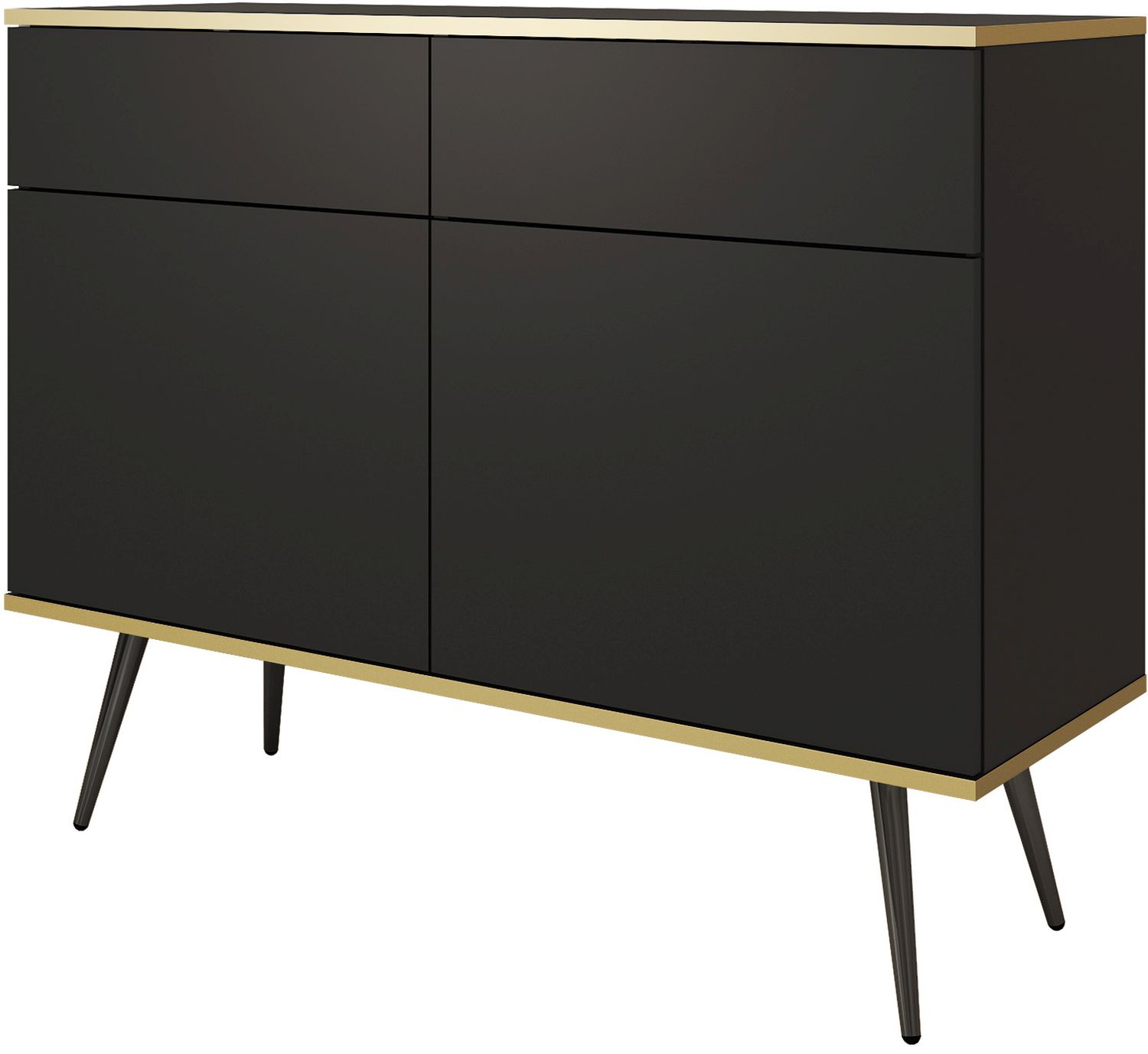 Μπουφές Oro Ανθρακί 107x85x39cm