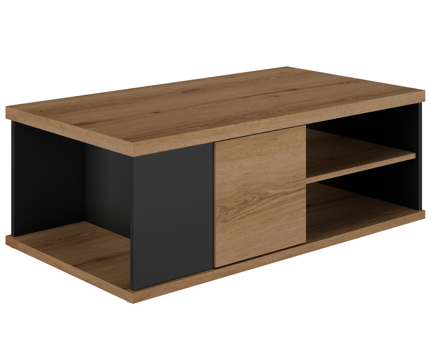 Insi Otello τραπεζάκι σαλονιού 110x60x40εκ. Helvezia Oak / Μαύρο 0121.GM70 Insi Otello τραπεζάκι σαλονιού 110x60x40εκ. Helvezia Oak / Μαύρο 0121.GM70