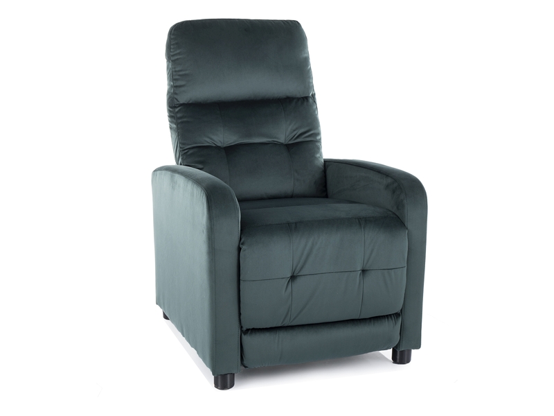 FOTEL ROZKŁADANY OTUS VELVET ZIELONY BLUVEL 78 DIOMMI-80-3831