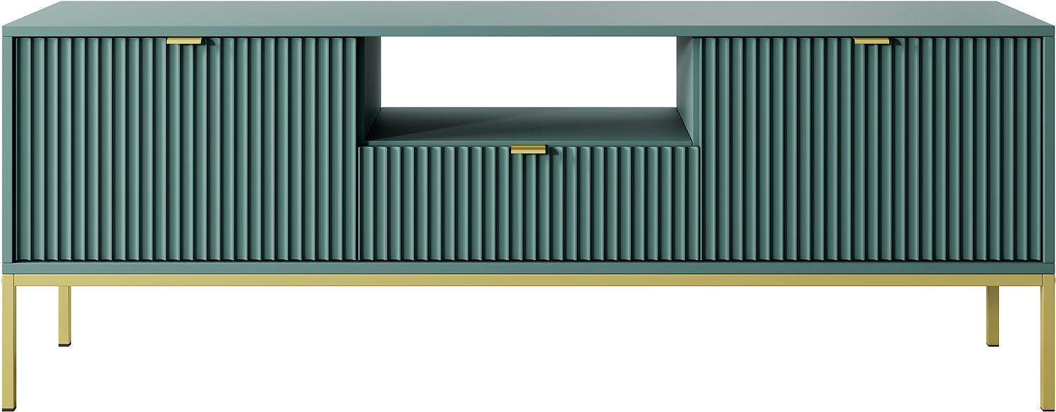 Lh-homefurniture Έπιπλο τηλεόρασης Nova Πράσινο + χρυσό 154x39x56cm P_Nova_TV_LAB-g Lh-homefurniture Έπιπλο τηλεόρασης Nova Πράσινο + χρυσό 154x39x56cm P_Nova_TV_LAB-g