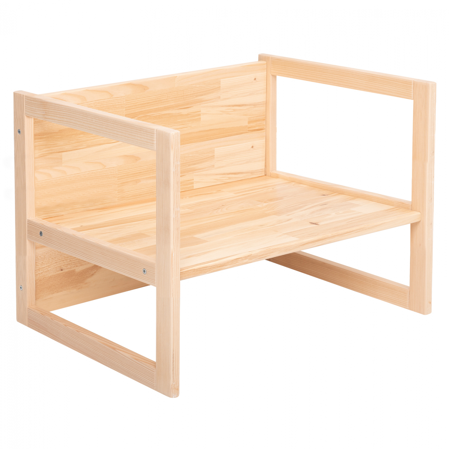 Intrahome ΠΑΙΔΙΚΟ ΞΥΛΙΝΟ ΠΑΓΚΑΚΙ-ΤΡΑΠΕΖΙ UPINGTON ΦΥΣΙΚΟ 64,5x45,x47Y εκ. intraho-1644887