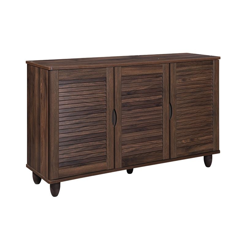 WOODWELL Ε83730Παπουτσοθήκη 3 Πόρτες Απόχρωση Καρυδί 110x33x77cm Ε83730 WOODWELL Ε83730Παπουτσοθήκη 3 Πόρτες Απόχρωση Καρυδί 110x33x77cm Ε83730