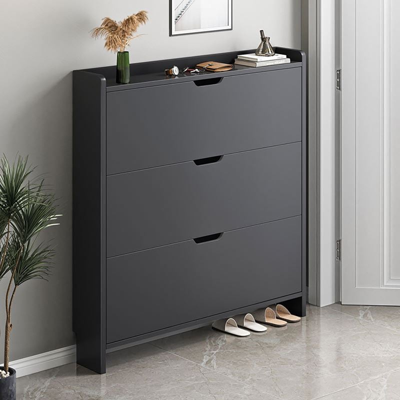 WOODWELL Παπουτσοθήκη MDF - Melamine Απόχρωση Γκρι 80x17x115cm Ε8330,1