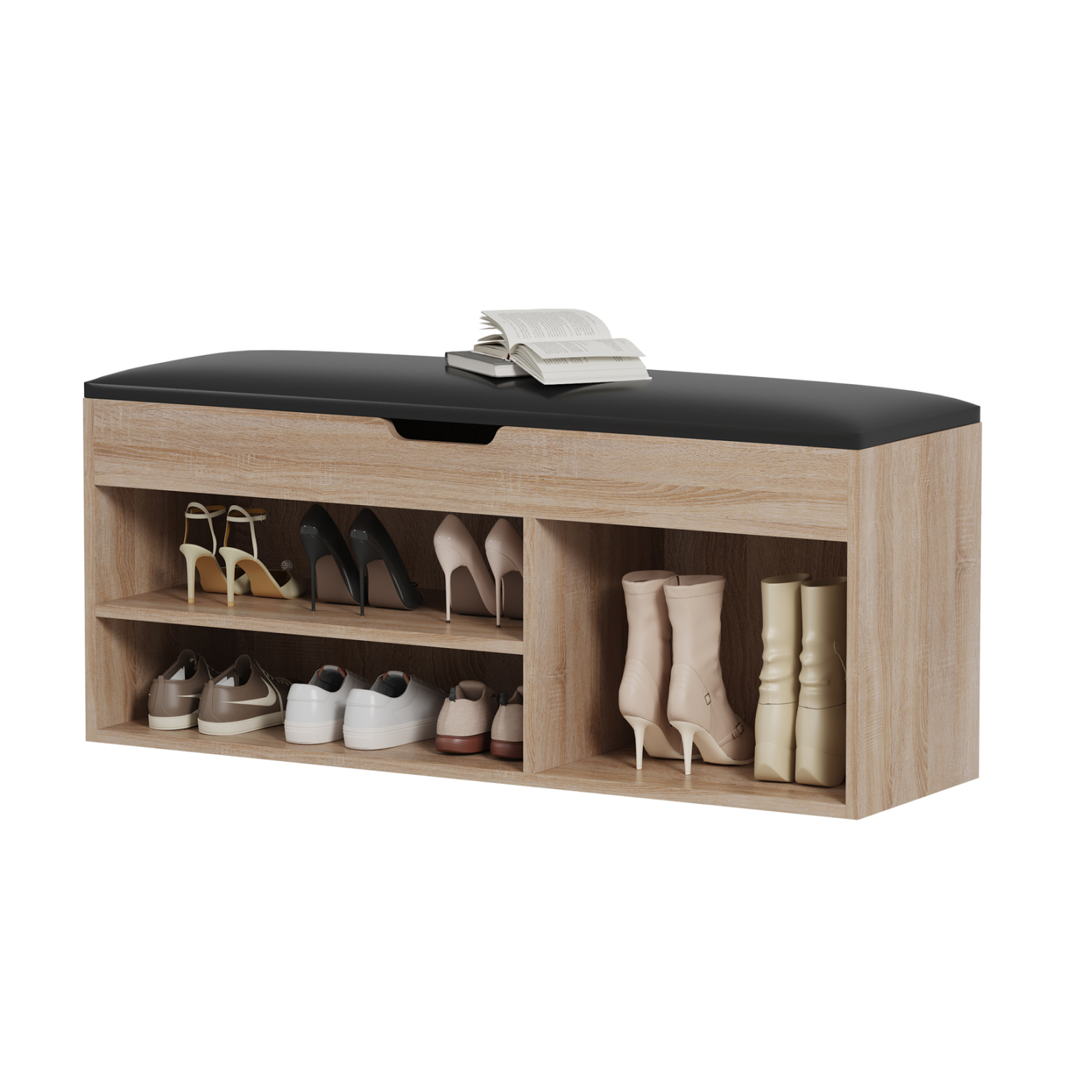 Intrahome ΠΑΠΟΥΤΣΟΘΗΚΗ ΜΕ ΚΑΘΙΣΜΑ ROMIR .01 ΜΕΛΑΜΙΝΗ ΣΟΝΑΜΑ-ΚΑΘΙΣΜΑ CASABLANCALTCASABLANCAIOKYO ΚΑΦΕ 100x30x44Υ intraho-1646630