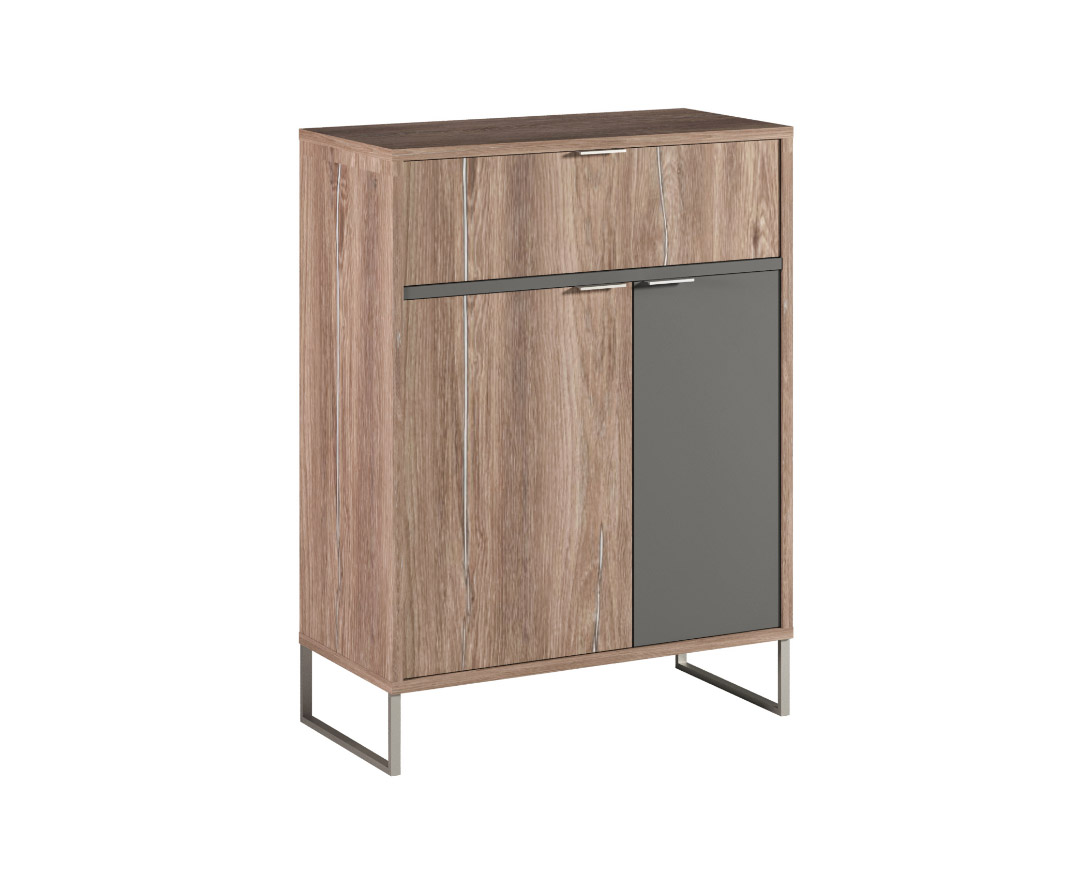 MATIS Παπουτσοθήκη Denver δρυς kalaj/ ανθρακί 71x35x92.2 MATIS150574 MATIS Παπουτσοθήκη Denver δρυς kalaj/ ανθρακί 71x35x92.2 MATIS150574