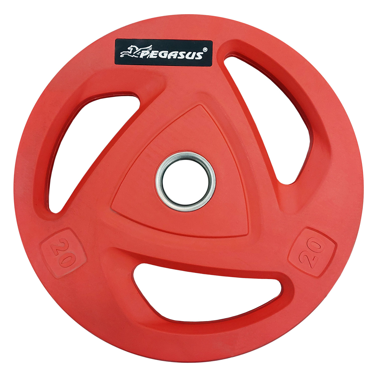 Pegasus® Ολυμπιακός Δίσκος με Λάστιχο 20,0kg (έγχρωμος) Β-2037Β Pegasus® Ολυμπιακός Δίσκος με Λάστιχο 20,0kg (έγχρωμος) Β-2037Β
