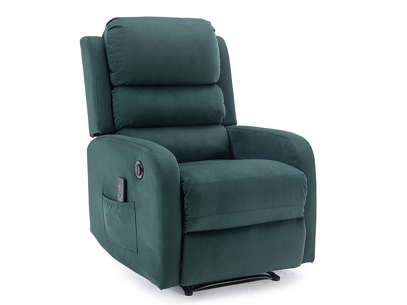 FOTEL ROZKŁADANY PEGAZ M (FUNKCJA MASAŻU) VELVET ZIELONY BLUVEL 78 DIOMMI-80-3180 FOTEL ROZKŁADANY PEGAZ M (FUNKCJA MASAŻU) VELVET ZIELONY BLUVEL 78 DIOMMI-80-3180